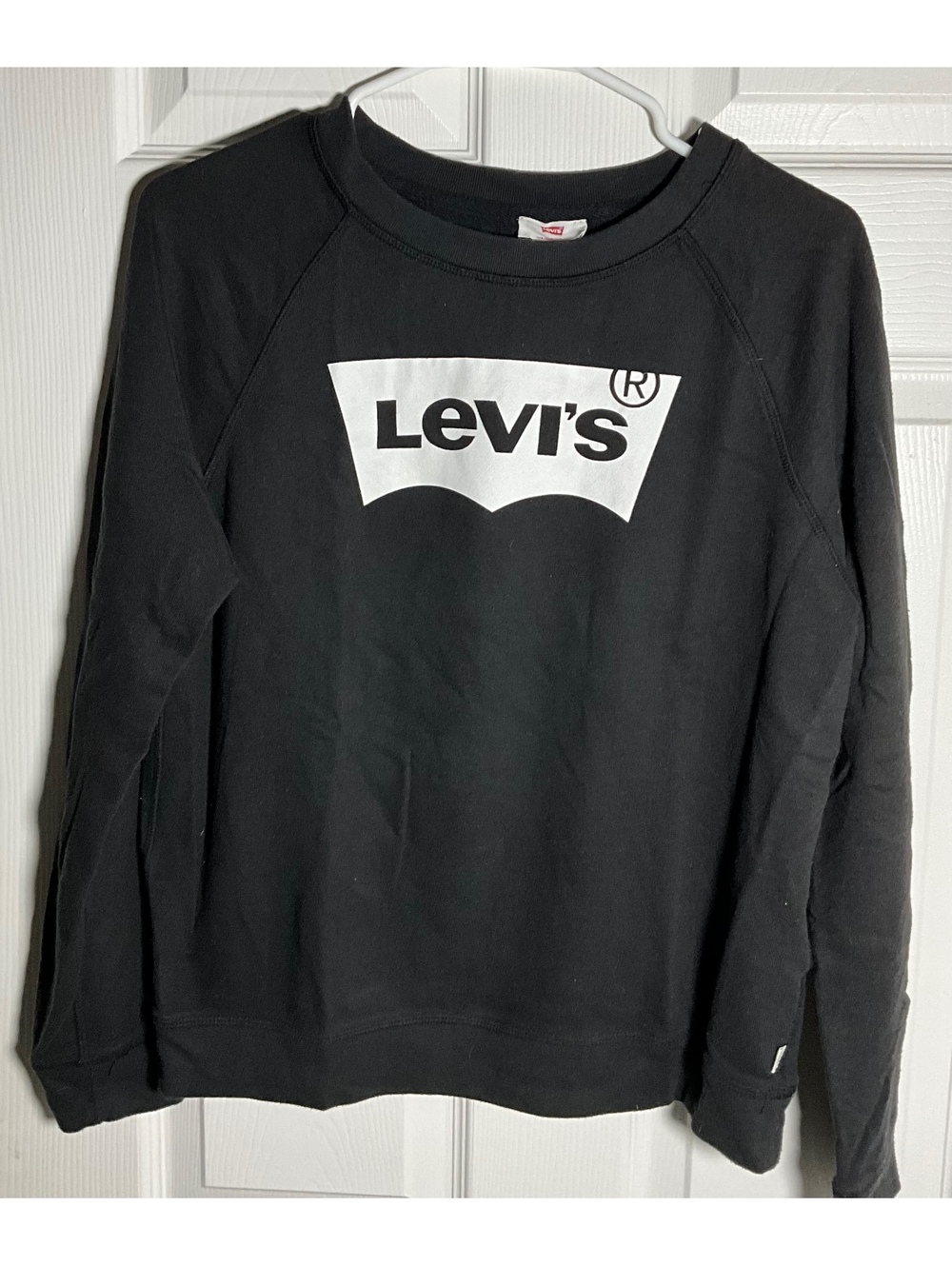 Levi's Black Crewneck Sweatshirt Size Large